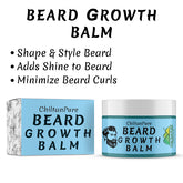 Beard Growth Balm – Adds Shine to Beard, Minimize Beard Curls, Style, Smoothes & Nourishes Beard